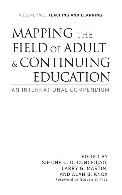Mapping the Field of Adult and Continuing Education