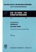 Input-Output-Rechnung: Aufstellung von Input-Outpu