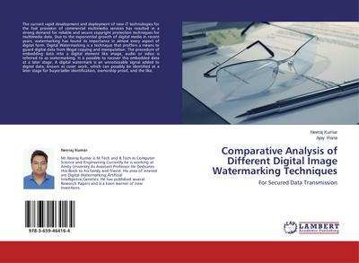 Comparative Analysis of Different Digital Image Watermarking Techniques