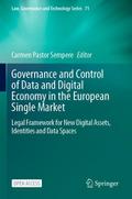 Governance and Control of Data and Digital Economy
