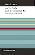 Auf der Suche nach der verlorenen Zeit: Band 3: Der Weg nach Guermantes
