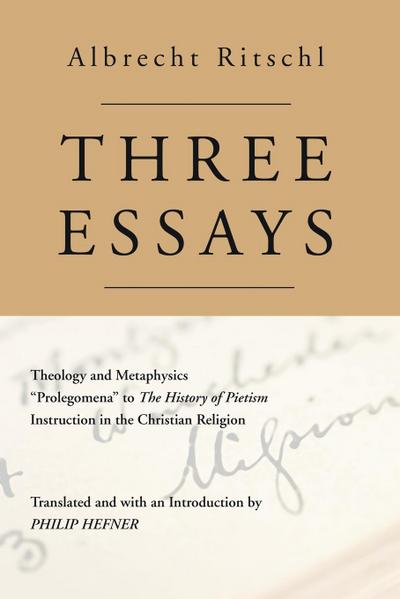 Three Essays