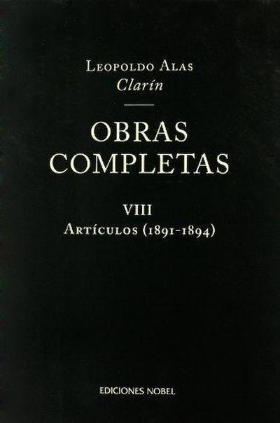 Obras completas VIII : artículos 1891-1894
