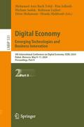 Digital Economy. Emerging Technologies and Busines