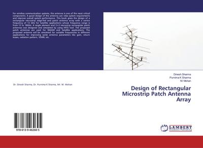 Design of Rectangular Microstrip Patch Antenna Array