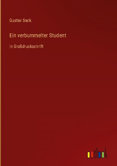 Ein verbummelter Student