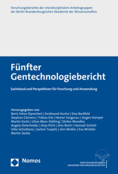 Fünfter Gentechnologiebericht