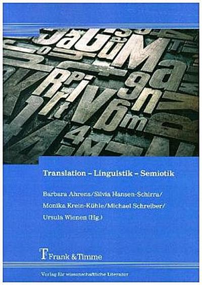 Translation ¿ Linguistik ¿ Semiotik