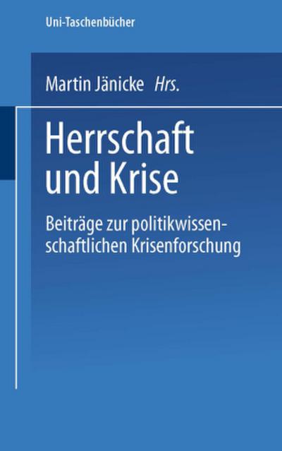 Herrschaft und Krise