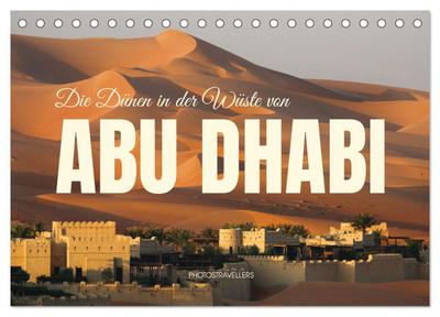 Die Dünen in der Wüste von Abu Dhabi (Tischkalender 2026 DIN A5 quer), CALVENDO Monatskalender