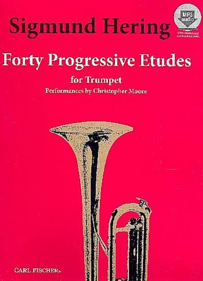 40 progressive Etudes (+Online Audio)for trumpet