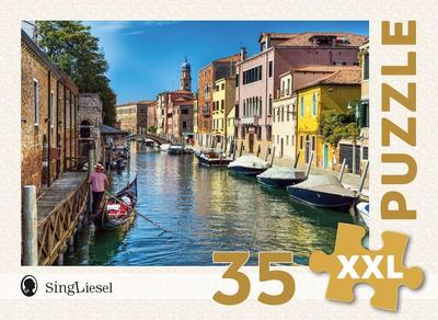 Demenz-Puzzle: Venedig. Das Demenz-Puzzle-Spiel mit 35 Puzzle-Teilen im XXL-Format