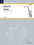 Sonata: Alt-Saxophon und Klavier. (Edition Schott)