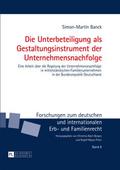 Die Unterbeteiligung als Gestaltungsinstrument der