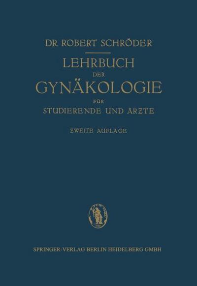 Lehrbuch der Gynäkologie