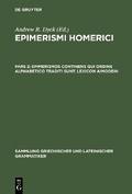Epimerismos continens qui ordine alphabetico tradi