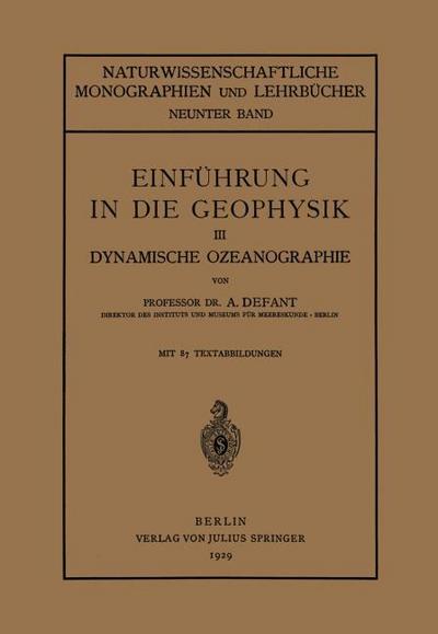 Einführung in die Geophysik