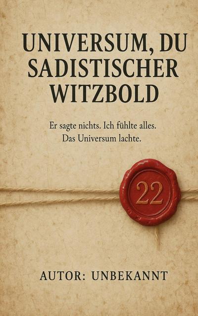 Universum, du sadistischer Witzbold