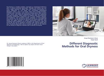 Different Diagnostic Methods for Oral Dryness