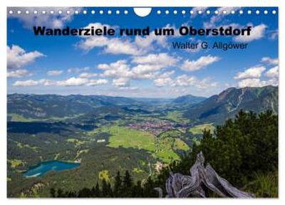 Wanderziele rund um Oberstdorf (Wandkalender 2026 DIN A4 quer), CALVENDO Monatskalender
