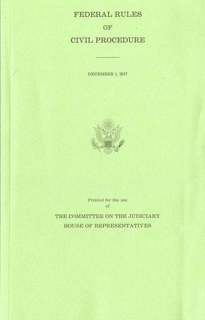 Federal Rules of Civil Procedure: December 1, 2017