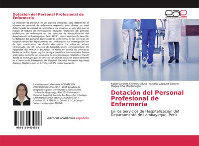 Dotación del Personal Profesional de Enfermería