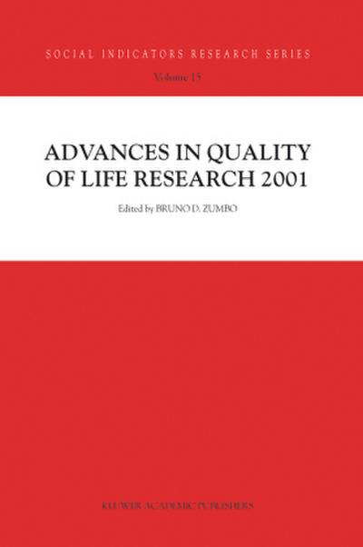 Advances in Quality of Life Research 2001