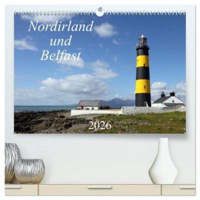 Nordirland und Belfast (hochwertiger Premium Wandkalender 2026 DIN A2 quer), Kunstdruck in Hochglanz