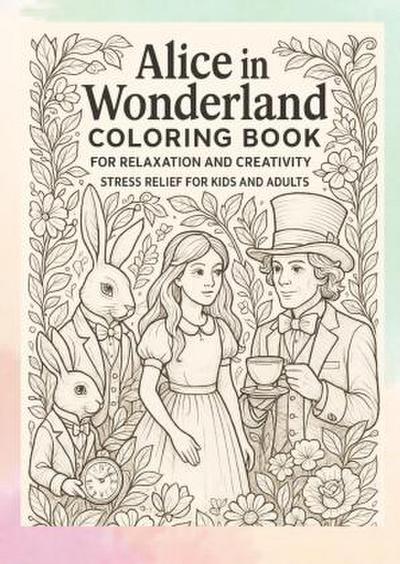 Alice in Wonderland Coloring Book