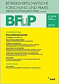 Betriebswirtschaftliche Forschung und Praxis (BFuP), Heft 4/2014: Immobilienwirtschaft