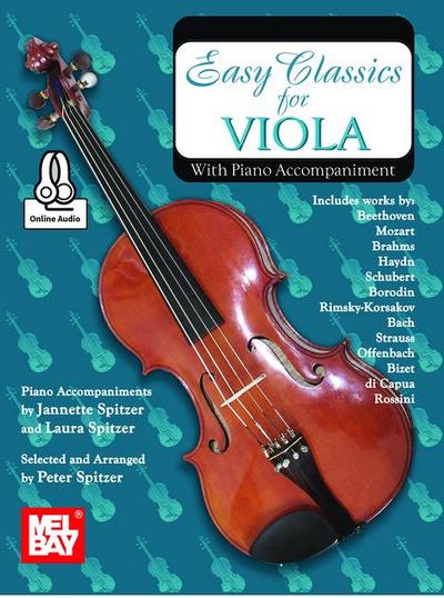 Easy Classics for Viola with Piano Accompaniment