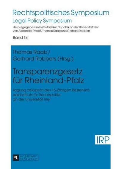 Transparenzgesetz für Rheinland-Pfalz