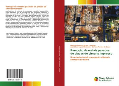 Remoção de metais pesados de placas de circuito impresso