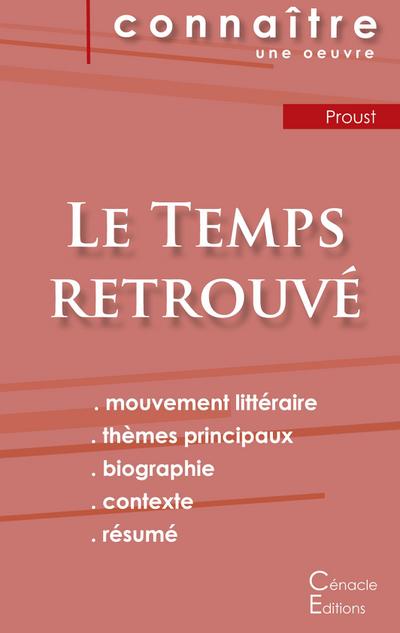 Fiche de lecture Le Temps retrouvé de Marcel Proust (analyse littéraire de référence et résumé complet)