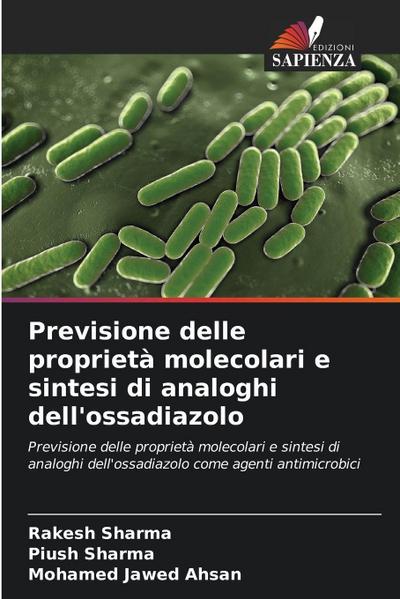 Previsione delle proprietà molecolari e sintesi di analoghi dell’ossadiazolo