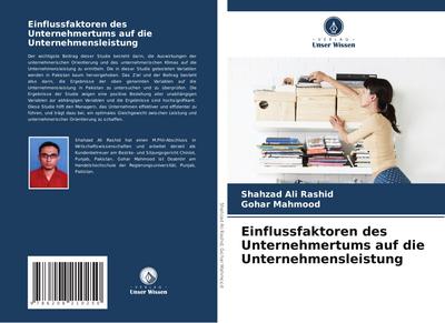 Einflussfaktoren des Unternehmertums auf die Unternehmensleistung