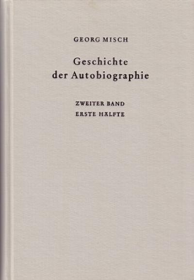 Geschichte der Autobiographie