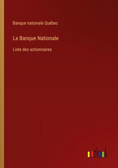 La Banque Nationale