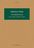 Five Bagatelles: op. 23a. Klarinette und Streichor