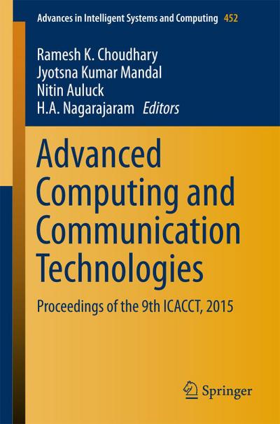 Advanced Computing and Communication Technologies