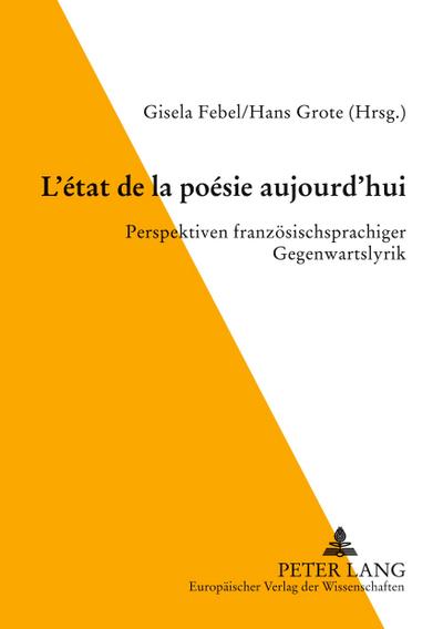 L’état de la poésie aujourd’hui