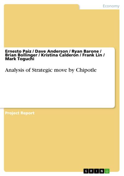 Analysis of Strategic move by Chipotle