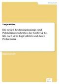 Die neuen Rechnungslegungs- und Publizitätsvorschriften der GmbH & Co. KG nach dem KapCoRiLiG und deren Problematik - Tanja Müller