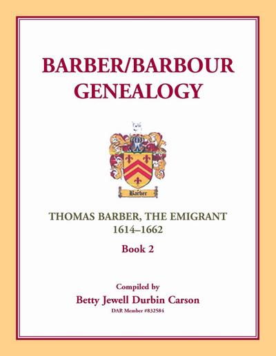 Barber/Barbour Genealogy