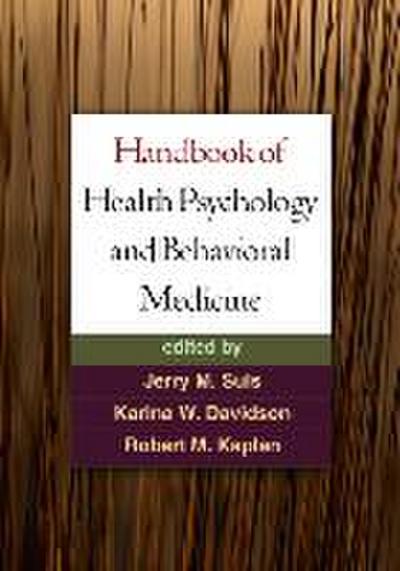 Handbook of Health Psychology and Behavioral Medicine
