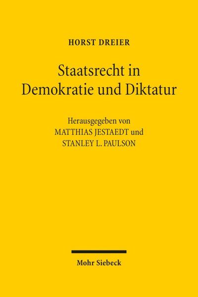 Staatsrecht in Demokratie und Diktatur