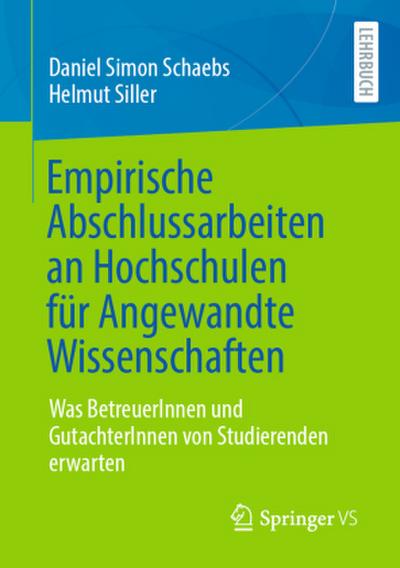 Empirische Abschlussarbeiten an Hochschulen für Angewandte Wissenschaften