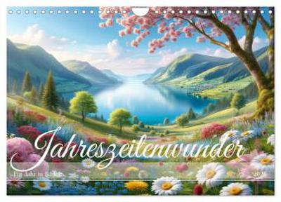Jahreszeitenwunder: Ein Jahr in Bildern (Wandkalender 2026 DIN A4 quer), CALVENDO Monatskalender