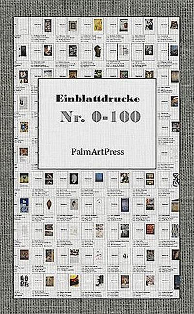Einblattdruck Nr. 0-100