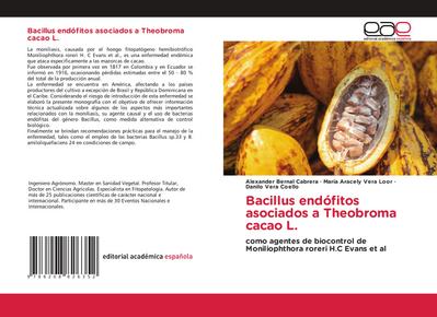 Bacillus endófitos asociados a Theobroma cacao L.